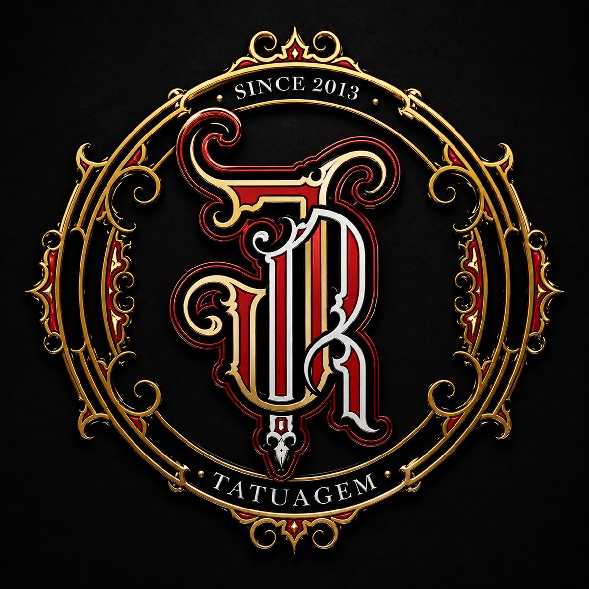 Logo original do JR Tatuagem